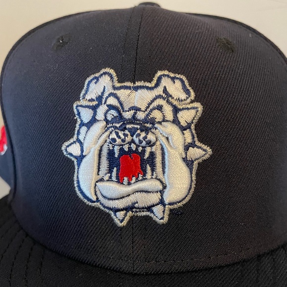 Topperz Fresno state bulldogs 59fifty fitted size 7 1/8 brand new